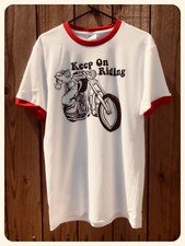 KEEP ON RIDING retro ringer