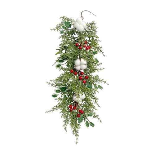 Artificial christmas swag door - artificial,