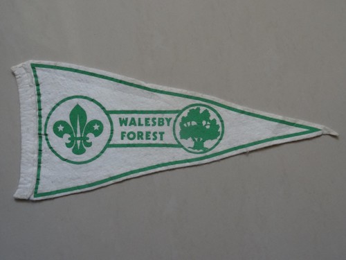 Walesby forest scout pennant - walesby,