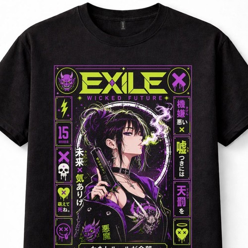 Exile wicked future anime girl - exile,
