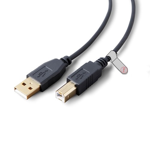 Usb printer cable gold plated - cable,
