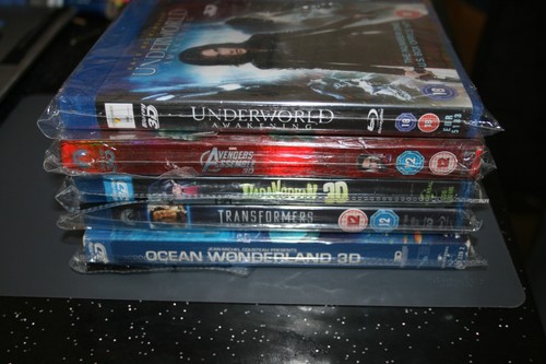 Blu ray bundle - 3d, 5