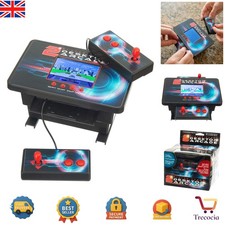 2-Player Mini Arcade Game Console - 200 Classic Games, Battery Powered, Black
