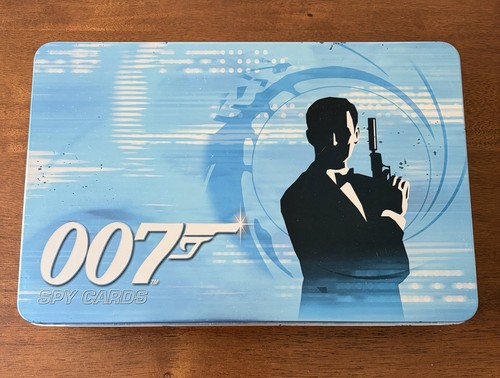 007 spy cards original tin - 007, in