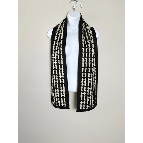 Hermes scarf shawl - scarf, black
