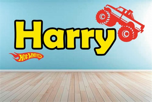 Hot wheels wall stickers - hot,