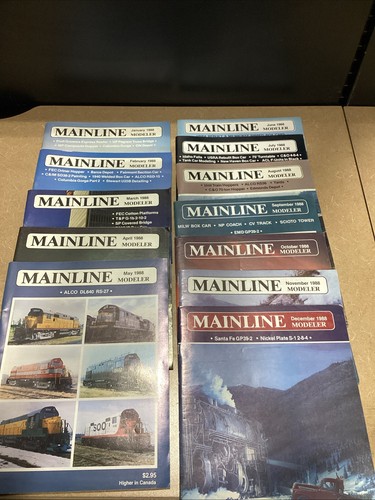 1988 mainline modeler - mainline, railroad