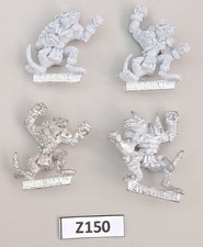 Job Lot Bundle Blood Bowl 4 x 1994 Skaven Ratmen Stormvermin GW - (Z150) Metal