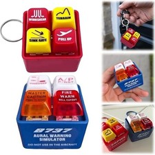 Pilot and Crew Alert Keychain EGPWS Warning Sound Simulator Led Light Cockpit