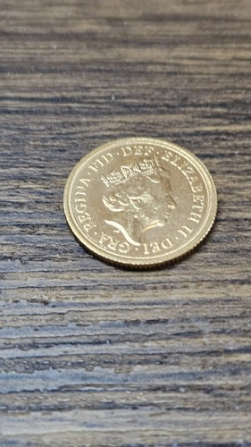 Gold sovereign coin - gold,