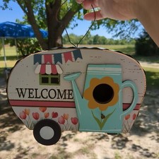 Retro Camper Birdhouse RV