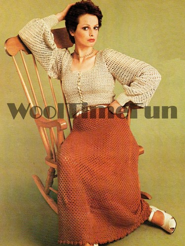 Crochet pattern ladies vintage - pattern,