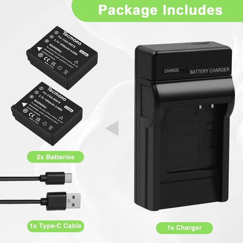 Cga s007 battery charger - 2x, battery&charger