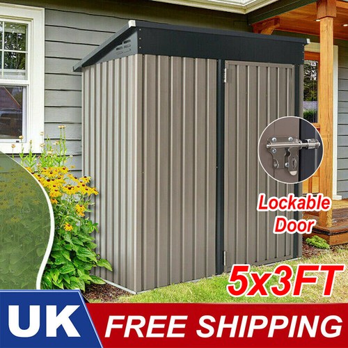 5x3 garden steel shed - ft,