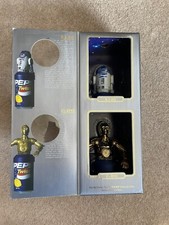 PEPSI TWIST Star Wars Episode 3 Sound Big Cap Sets R2-D2 & C-3PO