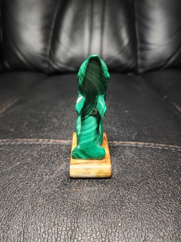 Vintage malachite dolphin - malachite,