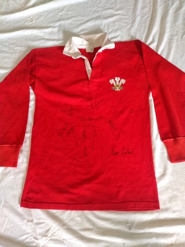 Wales rugby match worn shirt - ,