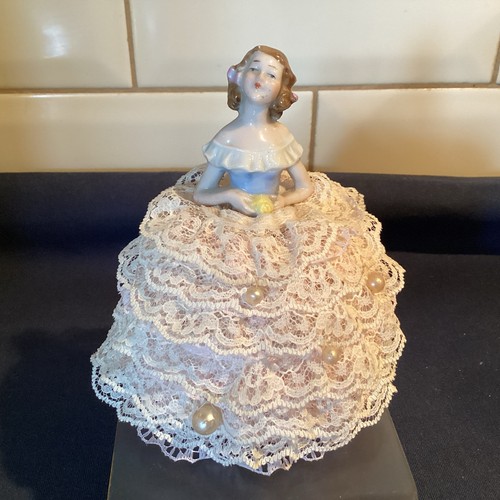 Vintage pin cushion half - pin,