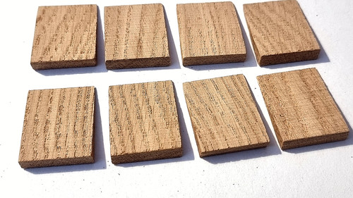 Wooden wedges solid oak - wooden,