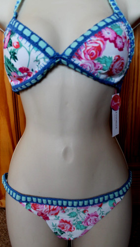 Monsoon cotton floral bikini - floral,