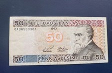 LITHUANIA  50 LITU 1993