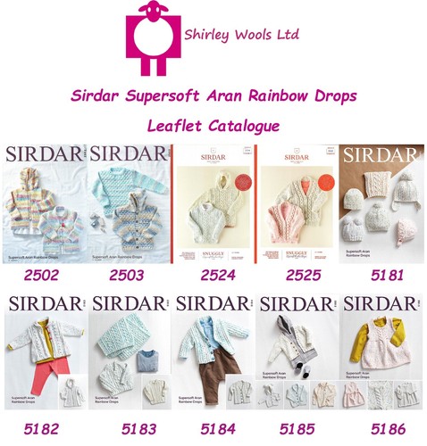 Sirdar supersoft rainbow drops - supersoft,