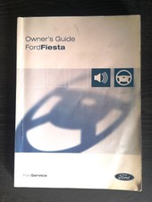 Ford Fiesta Mk 6 Owner’s Manual & Document Wallet 2003