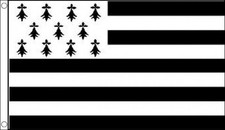 3' x 2' BRITTANY FLAG Bretagne