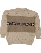 VINTAGE Mens Crew Neck Jumper