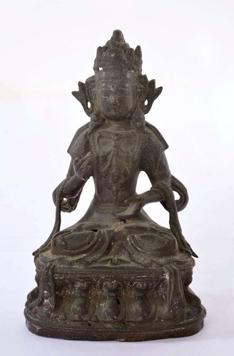 17c chinese tibetan bronze - chinese,