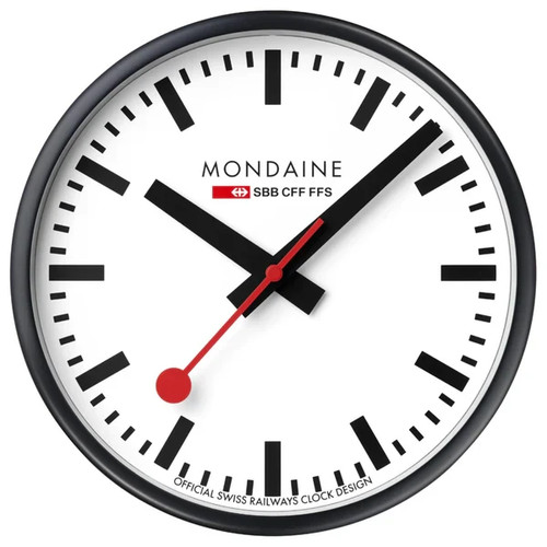 Mondaine classic black frame - mondaine,