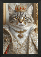 Bengal Cat King Portrait