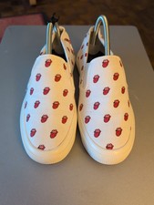 Superga The Rolling Stones Lip Design Slip On Shoe Size 6.5/39.5