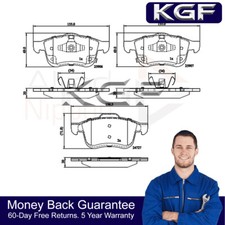 KGF Front Brake Pads Set Fits
