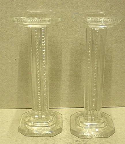 Pair antique glass hat - pair,