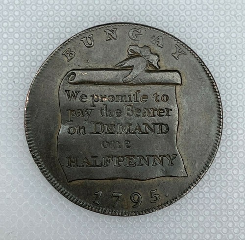 Collectable 1795 bungay half - bungay,