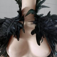 Women's Feather Shrug Shawl