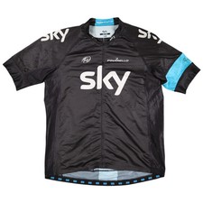 Rapha Pro Team Mens Cycling Jersey Sky Pro Team Size XL Full Zip Pinarello Black