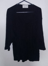 Womens Ann Harvey Black  Top - Size 20