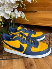 Nike Terminator Low Og Mens Yellow Navy Trainers Sneakers UK 10 NEW