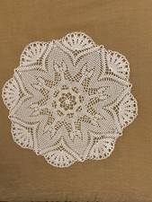 Vintage Hand Crocheted Table