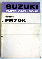 SUZUKI FR70K Illustrated Motorcycle Parts List May 1975 #99000-91800-002 C