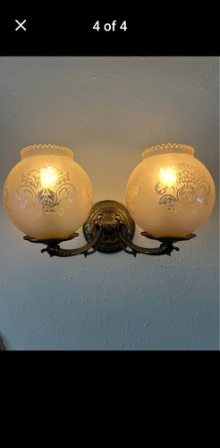 Vintage wall lights double - wall,