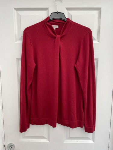 Hobbs deep red maroon wool - deep,