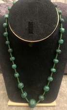 Vintage Genuine Malachite Deep