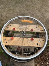 Vintage Royal Mail GPO Bicycle Front Wheel Whitewall Rod Brake Michelin Tyre Ret