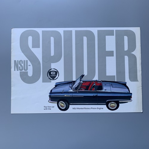 Nsu spider wankel - nsu, rotary