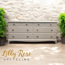 Refinished Stag minstrel 8 X Drawer Captains Chest - Choose Your Colour