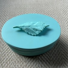 Vintage Kenzo Parfum D'Ete Perfumed Savon Soap 3.5 Oz In Turquoise Soap Dish