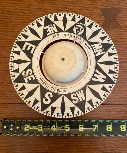 Vintage floating compass rose - compass,